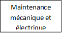 Maintenance mécanique et électrique